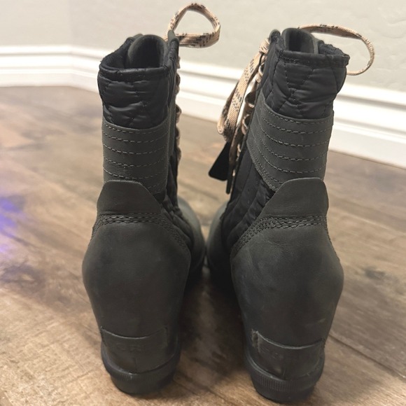 Sorel Women's Lexie Hidden Wedge Waterproof Booties,Dark Slate,6.5(NWT) - Picture 6 of 12